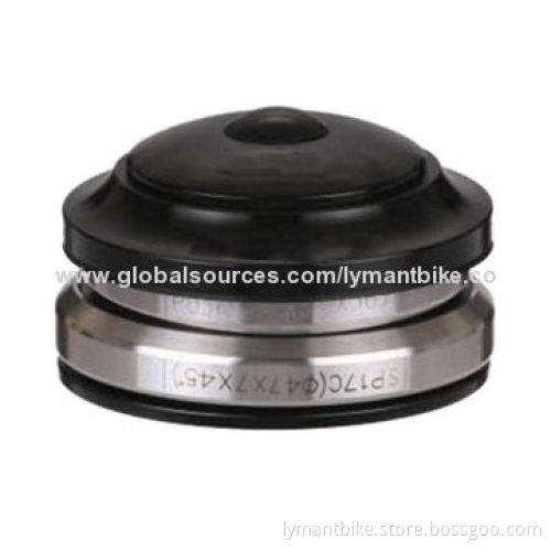 Bicycle headset, made of aluminum alloy, semi-Integrated, thread-less for MTB and road bike